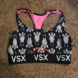 victoria’s secret zebra sports bra